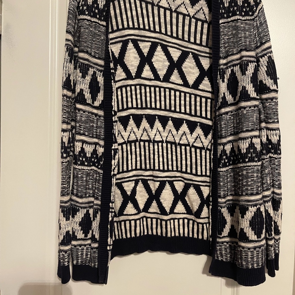 Blue cardigan (Christmas style)